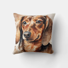Brown Dachshund Kudde