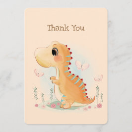 Brown Dinosaur Theme Tack Kort