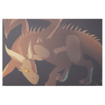Brown Dragon Fantasy Art