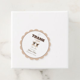 Brown Espresso Cocktail 30års födelsedag Tack Gåvor Etiketter