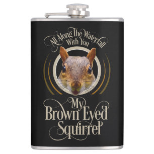 Brown Eyed Squirrel - lustig ekorre älskare Fickplunta