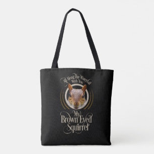 Brown Eyed Squirrel - lustig ekorre älskare Tygkasse