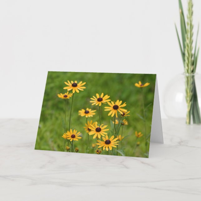 Brown Eyed Susans Tack Kort (Framsida)