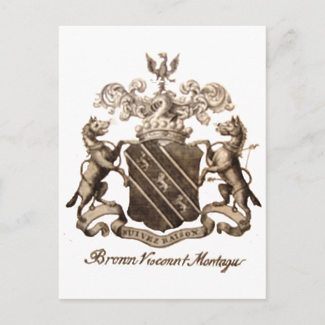 BROWN FAMILY CREST VYKORT (Framsida)