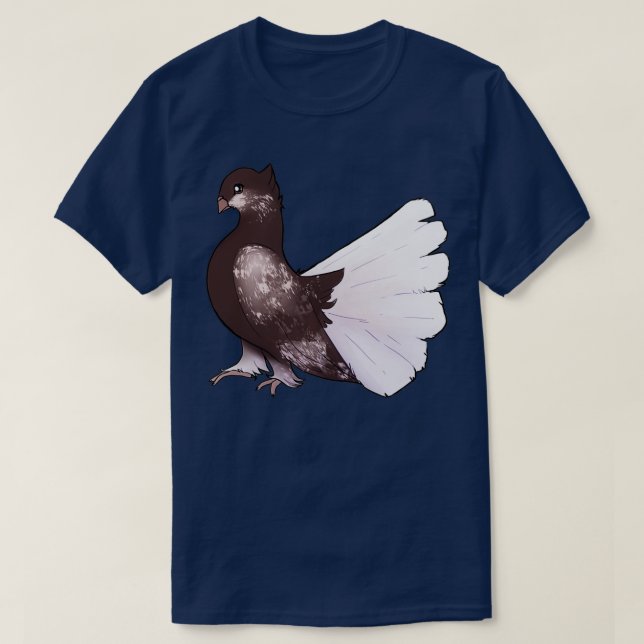 Brown Fantail 2 T Shirt (Design framsida)