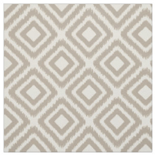 Brown färg modern Ikat diamant mönster Tyg