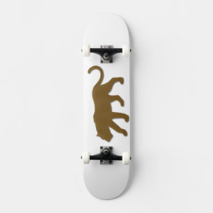 Brown Florida Panther Skateboard Bräda 19,5 Cm