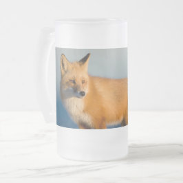 Brown Fox Frostat Ölglas