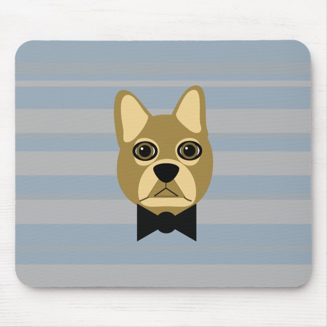 Brown Frenchie Bulldog, Rand Musmatta (Framsidan)