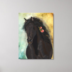 BROWN FRIESIAN ~ Wrapped Canvas