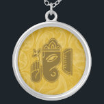 Brown Ganesha Sterling silver Necklace Silverpläterat Halsband<br><div class="desc">Fin Ganesha Design Sterling silver Necklace. Underbar som bröllopsförmån,  bröllop-gåva,  födelsedagspresent eller helgdag. Ändra bakgrunden Du kan lägga till text/färg i ditt namn.</div>
