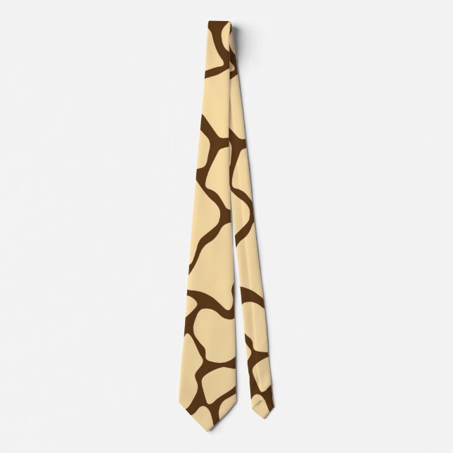 Brown Giraffe Pattern – Minimal Animal Print Slips (Framsida)