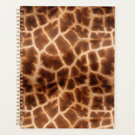 Brown Giraffe Print