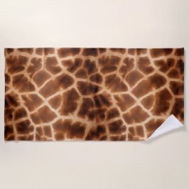 Brown Giraffe Print