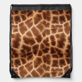 Brown Giraffe Print Gympapåse