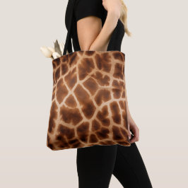 Brown Giraffe Print Tygkasse