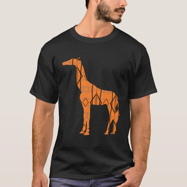 Brown giraffe T-Shirt (Framsida)