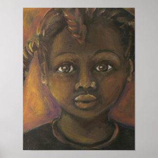 Brown Girl by Celestine Poster