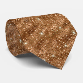 Brown Glitter Tie Slips