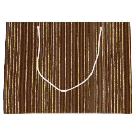 Brown Gold Stripes Christmas