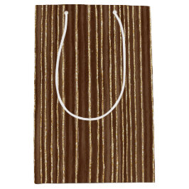 Brown Gold Stripes Christmas