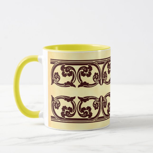 Brown Gothic Gräns-kaffe Mugg (Vänster)