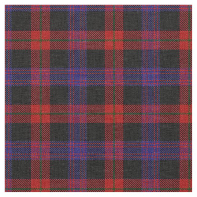 Brown Grady Tartan Tyg (Närbild)