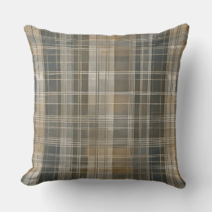 Brown Grått Beige Modern Farmhouse Play Kudde