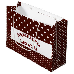 Brown Grattiss College Graduation Polka Dot