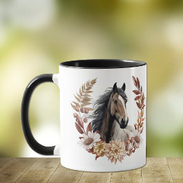 Brown Grulla Horse Autumn Wandeans Mugg