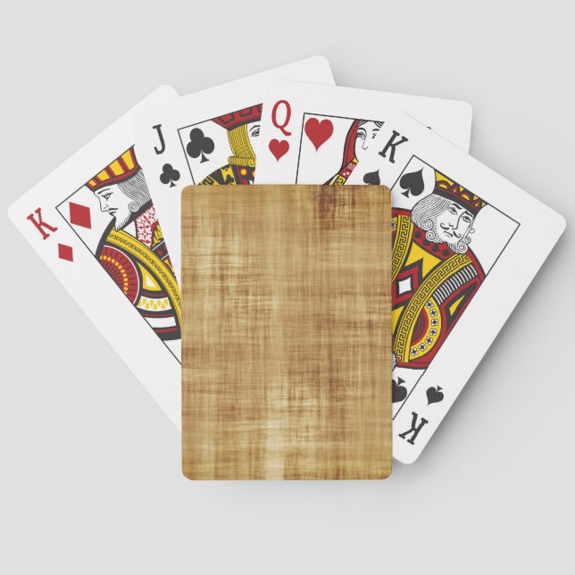Brown Grunge Casinokort (Baksidan)