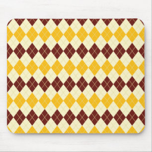 Brown - Gulten Scottish Tartan-Mönster Musmatta