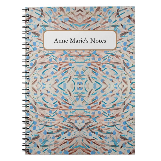 Brown har Boken Blues Personlig Note Anteckningsbok (Framsidan)