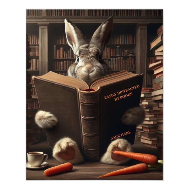 Brown Hare är lätt utspridd av Bokar! Poster (Framsidan)