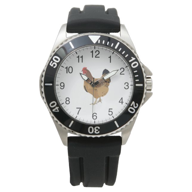 Brown Hen Armbandsur (Framsida)
