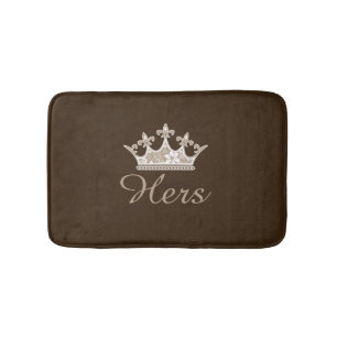 Brown Hers Krona Bath Mat Badrumsmatta