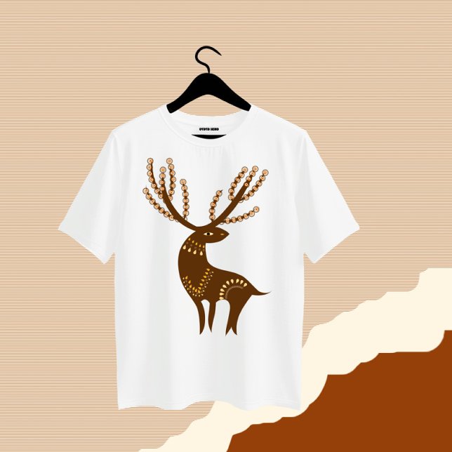 Brown hjort t shirt (Skapare uppladdad)