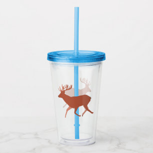 Brown Hjort Walking Take Away Mugg