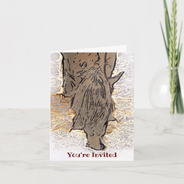 BROWN HORSE-INVIKTET INBJUDAN (Framsida)