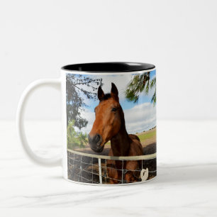 Brown Horse kallad Tulip, Två-Tonad Mugg