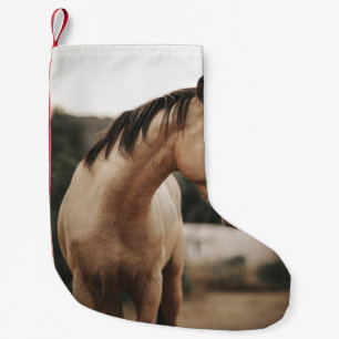 BROWN HORSE LITEN JULSTRUMPA