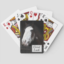 Brown Horse på Farm Lycka till Casinokort