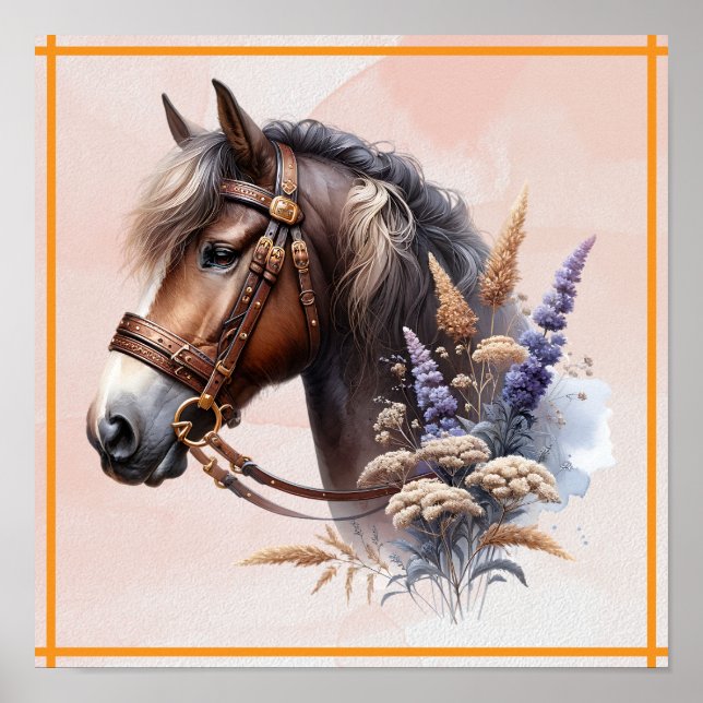 Brown Horse Poster (Framsidan)