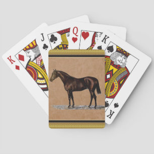 Brown Horse Spelkort