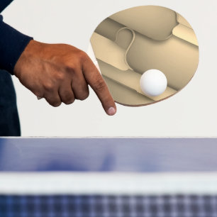 Brown Hues Modern Art Pingisracket