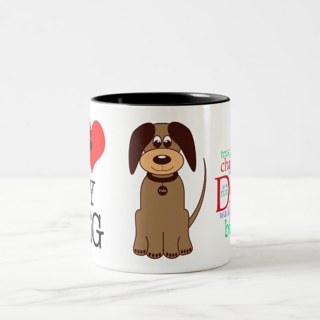 Brown Hund Coffee Mugg (Center)