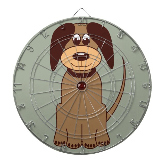 Brown Hund Darttavla (Framsidan)