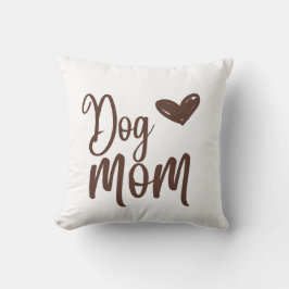 Brown Hund Mamma 16 x 16 Dekorativ kudde