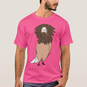 Brown Jacobin Pigeon 2 T Shirt