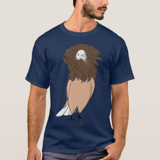 Brown Jacobin Pigeon T Shirt